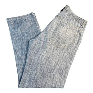 Paper Denim & Cloth Jeans Mens 34x30 Distressed Faded Wash Straight Leg Y2K